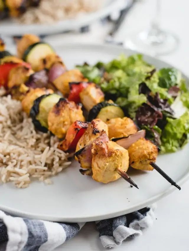 marinated chicken kabobs