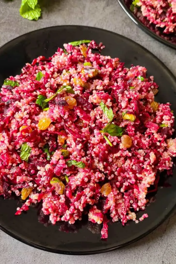 qunioa beet salad