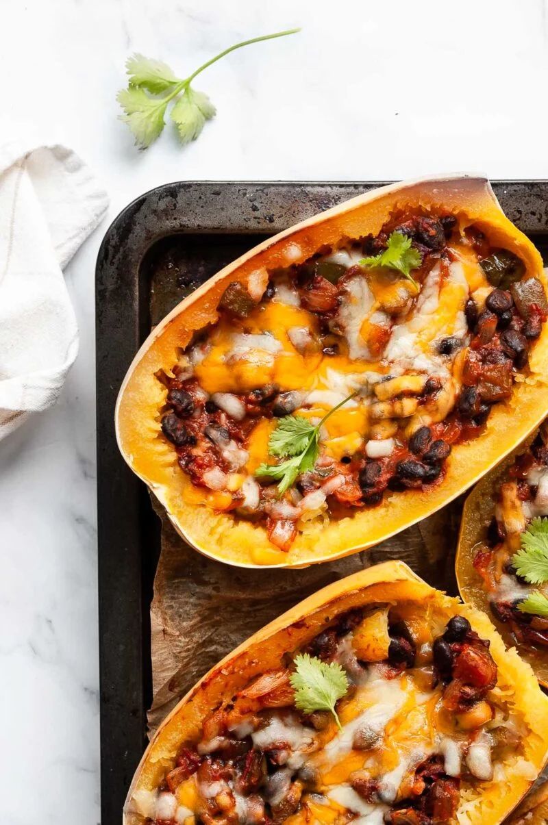 stuffed spaghetti squash