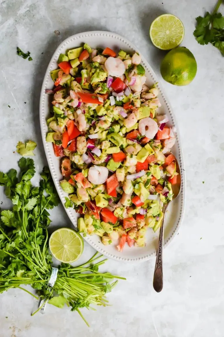 avocado shrimp ceviche salad