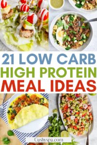 21 High Protein Low Carb Meals - Cushy Spa