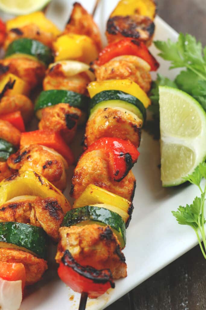 grilled chicken kabobs