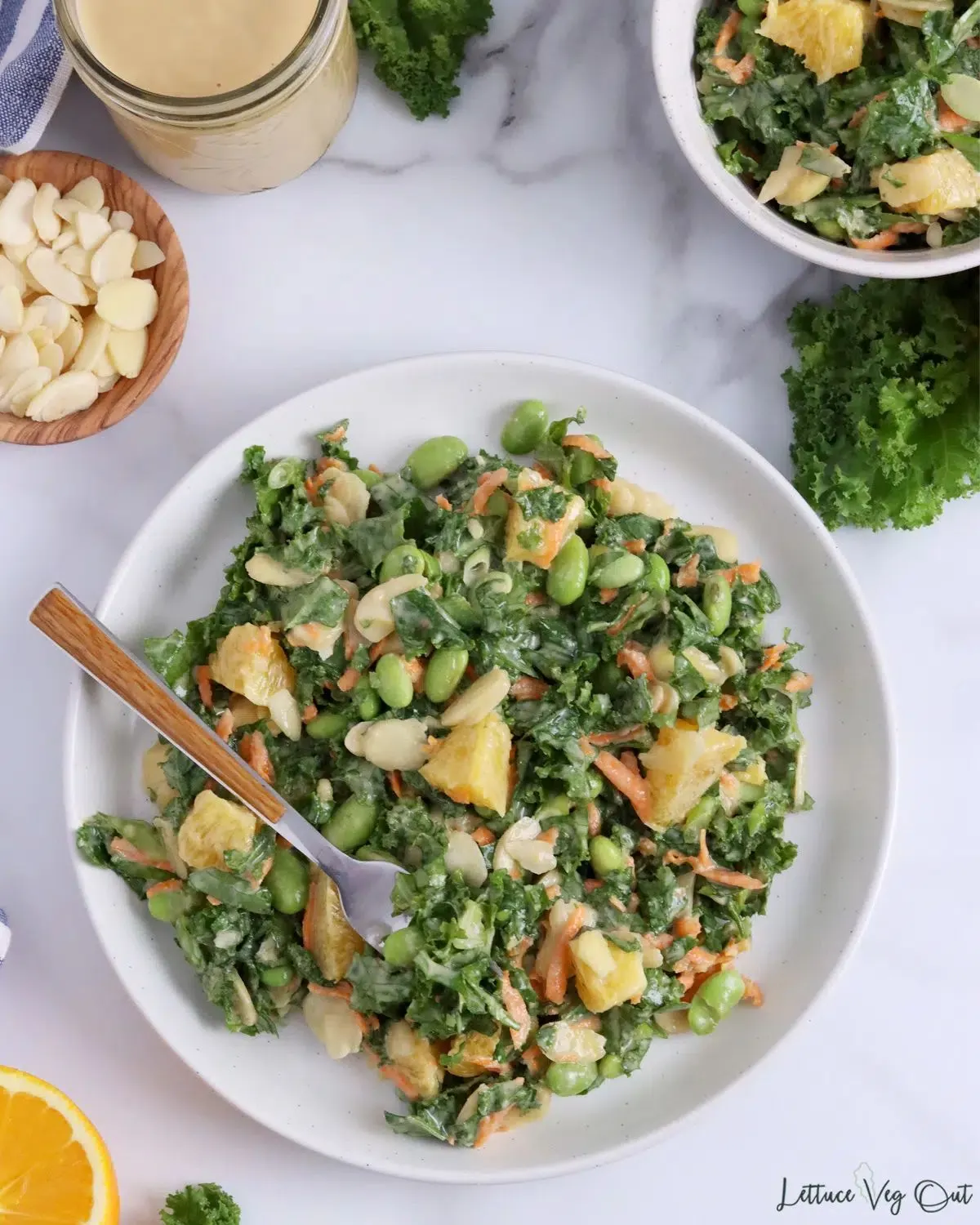 vegan kale salad