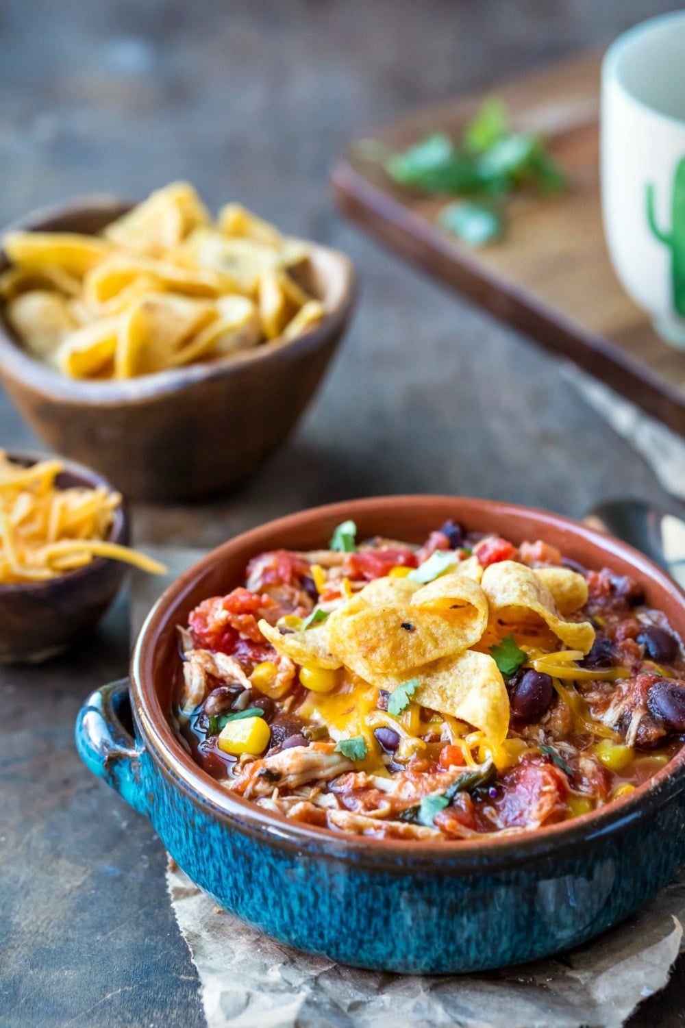 slow cooker chicken chili