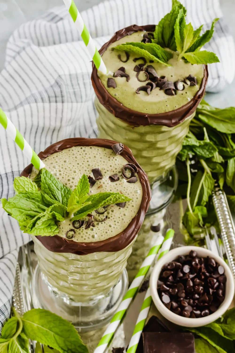 mint chocolate smoothie