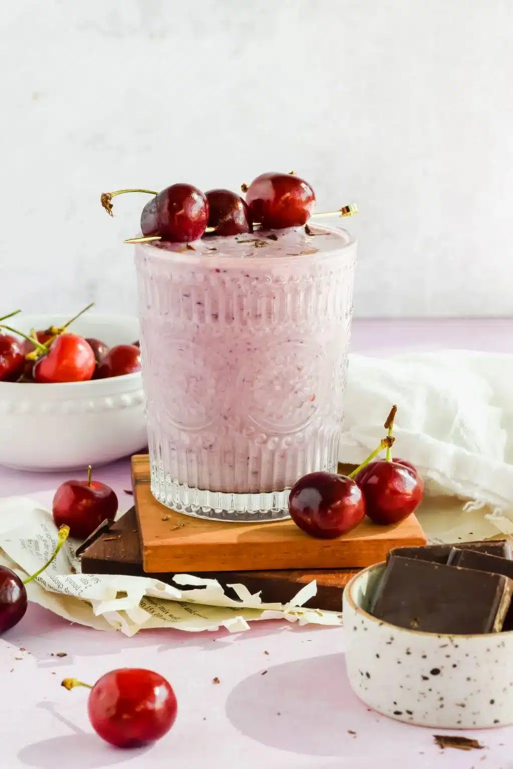 chocolate cherry smoothie