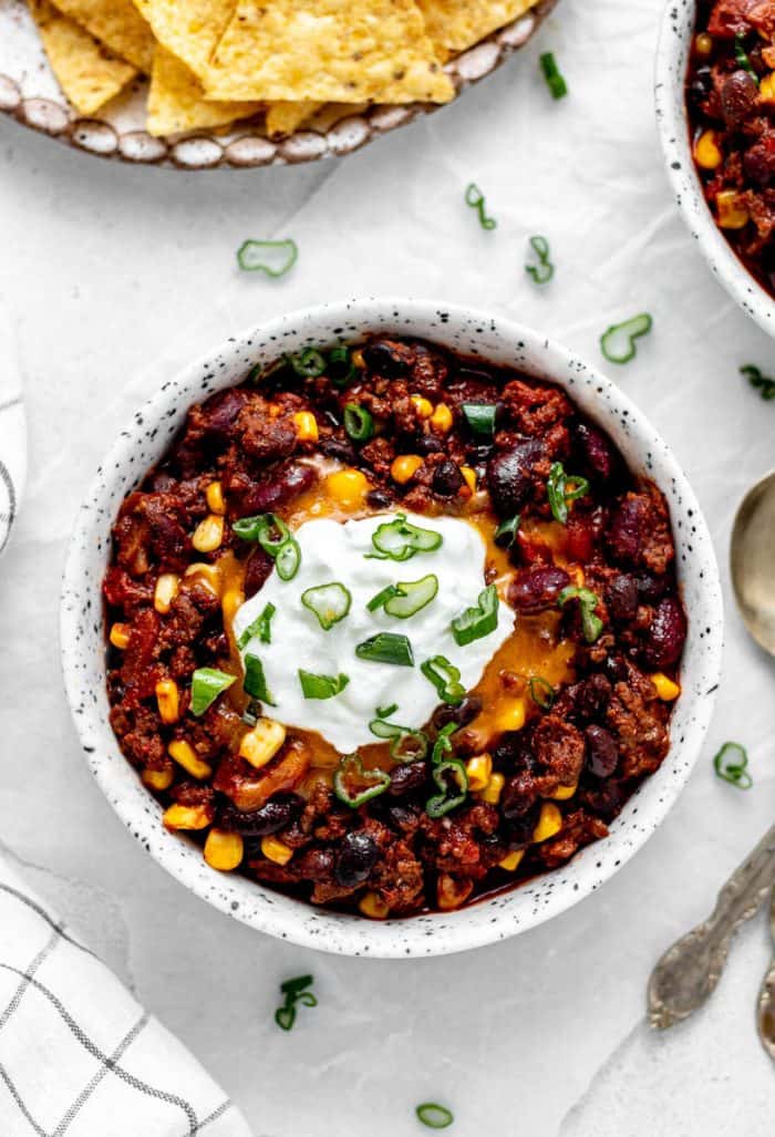 high protein chilli