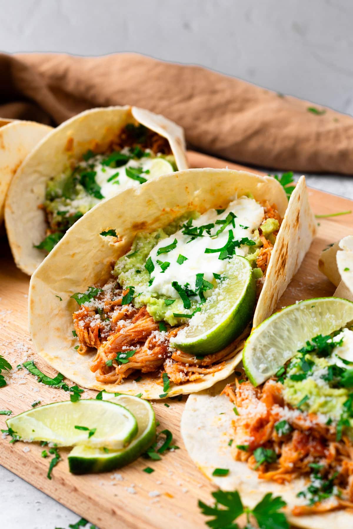 crockpot chicken tacos
