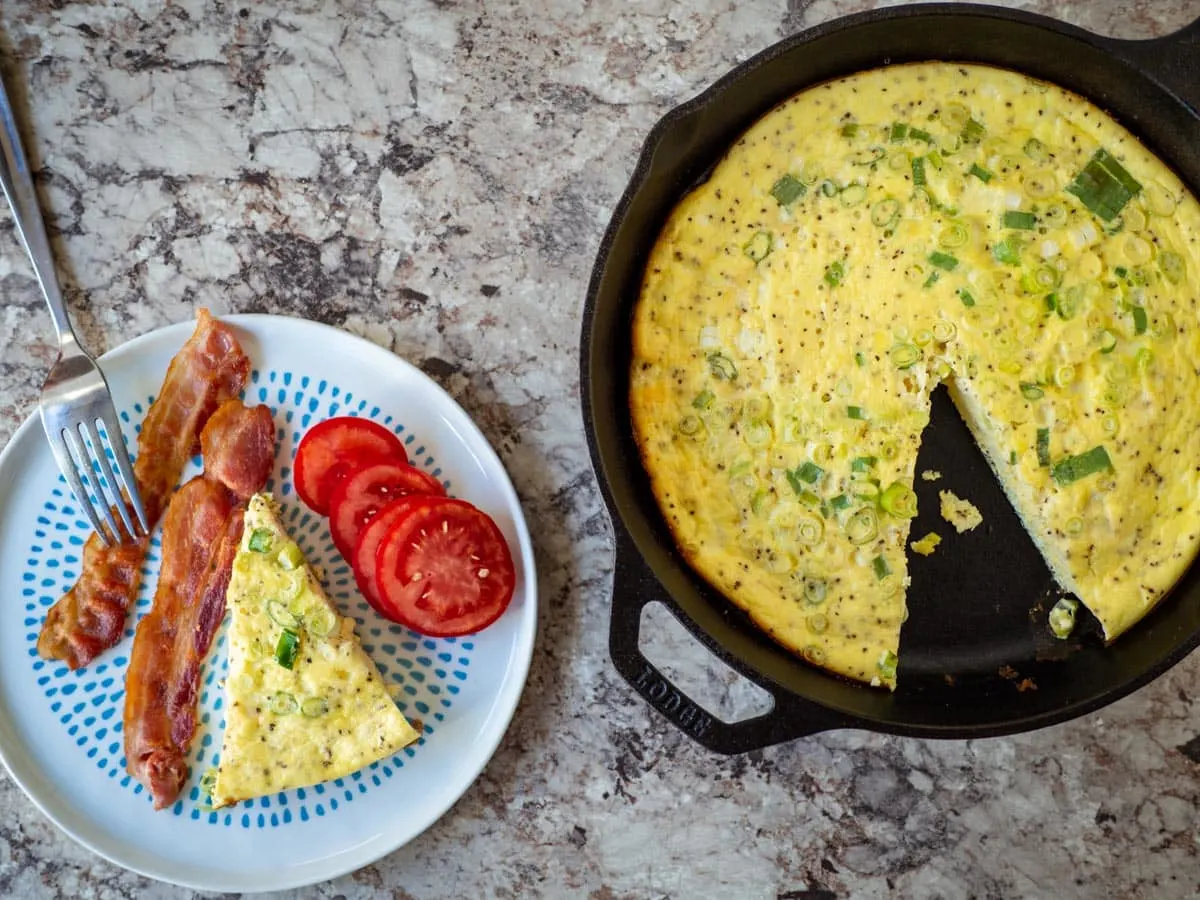 Greek yogurt frittata