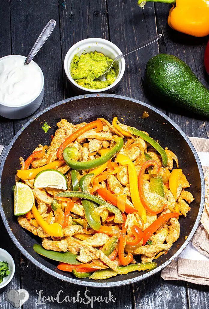 chicken fajitas