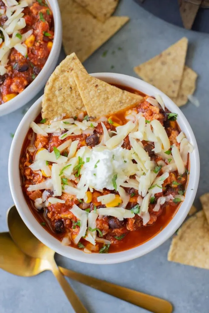 ground turkey chilli