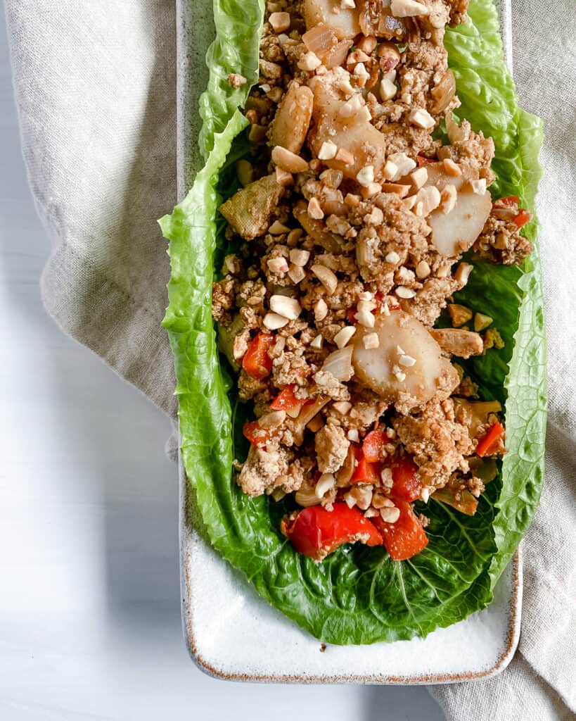 tofu lettuce wraps