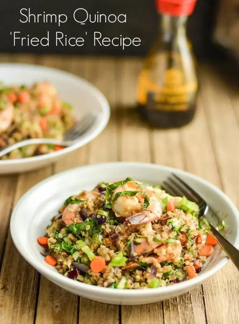 shrimp quinoa fried rice