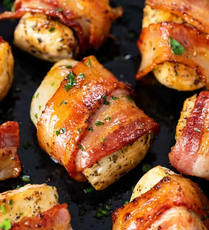 bacon wrapped chicken