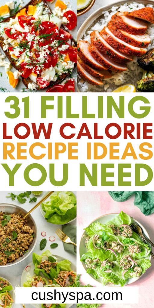 low calorie recipes to keep you full