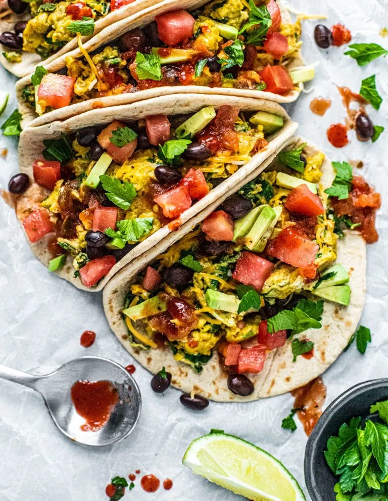 healthy breakfast tacos