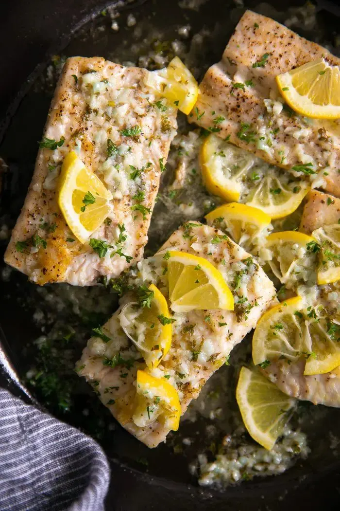 mahi mahi with lemon garlic sauce