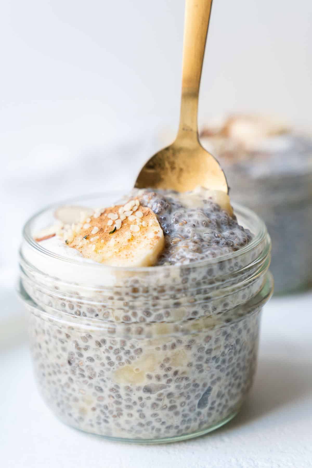 banana chia pudding