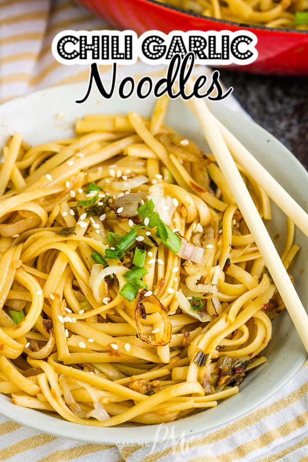 chili garlic noodles