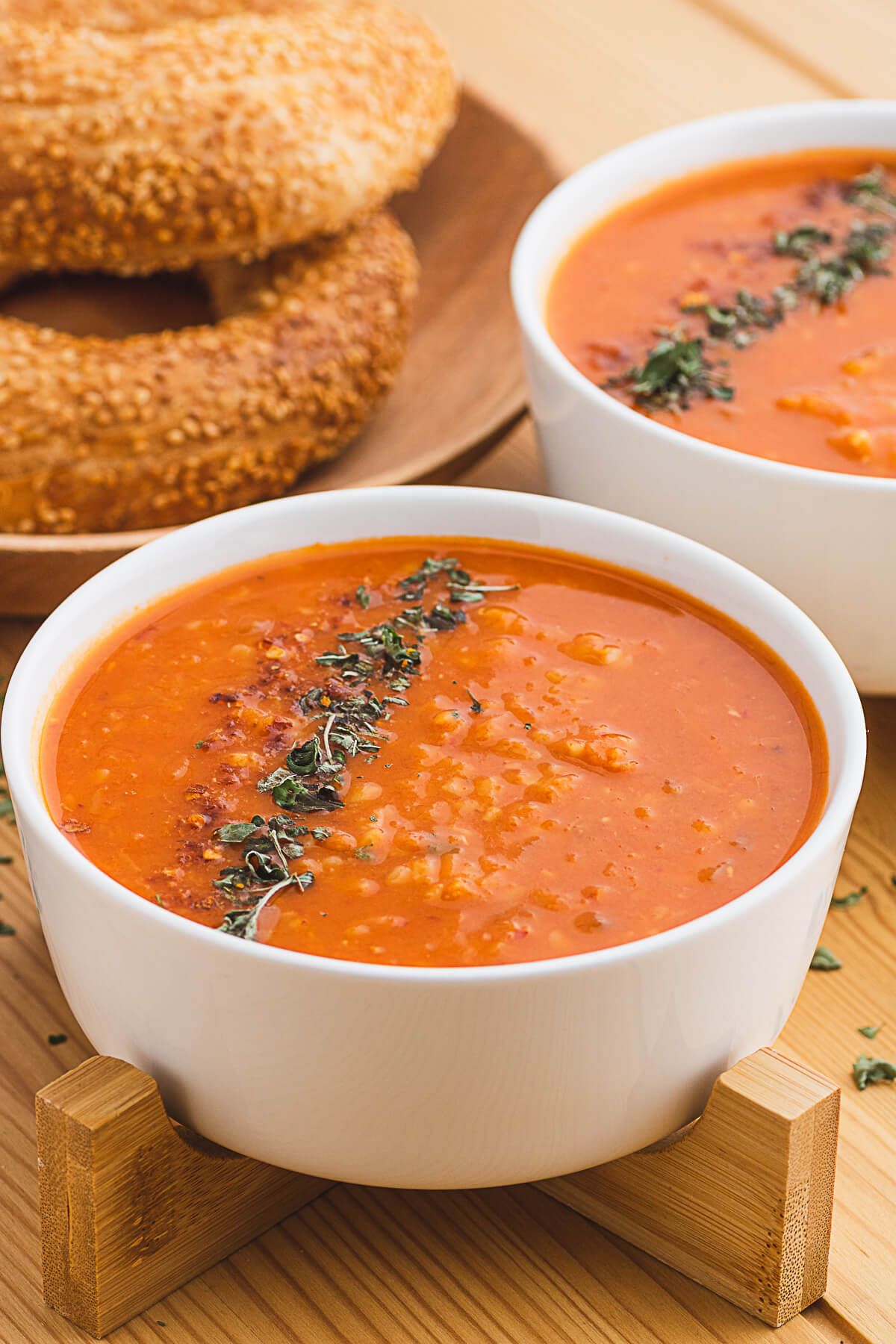 spicy Turkish lentil soup