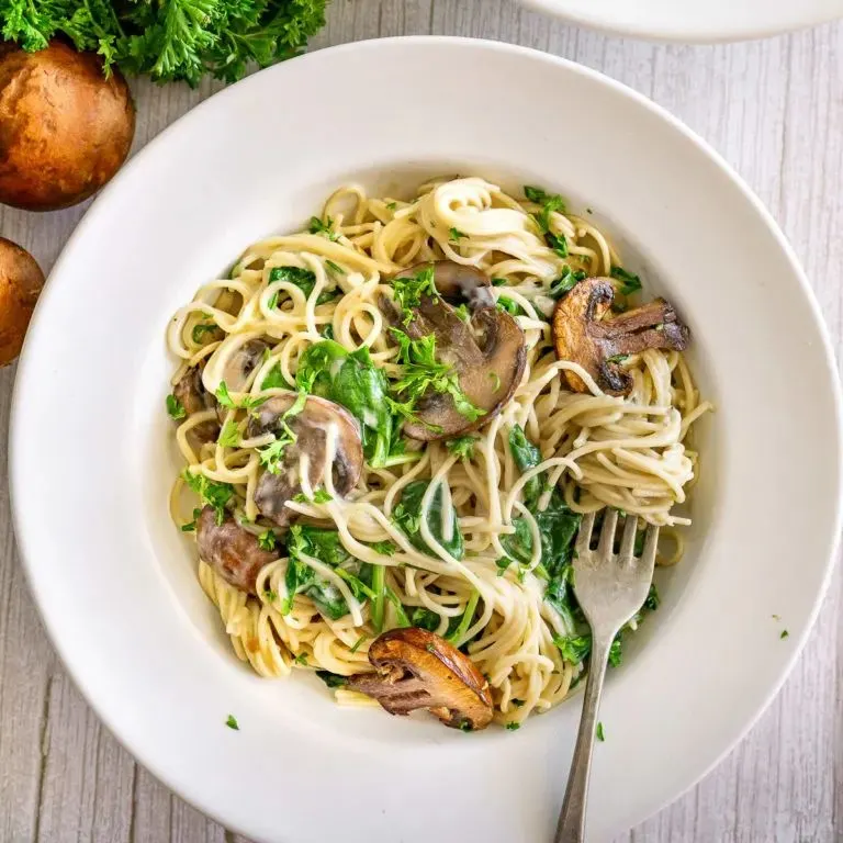 creamy mushroom pasta