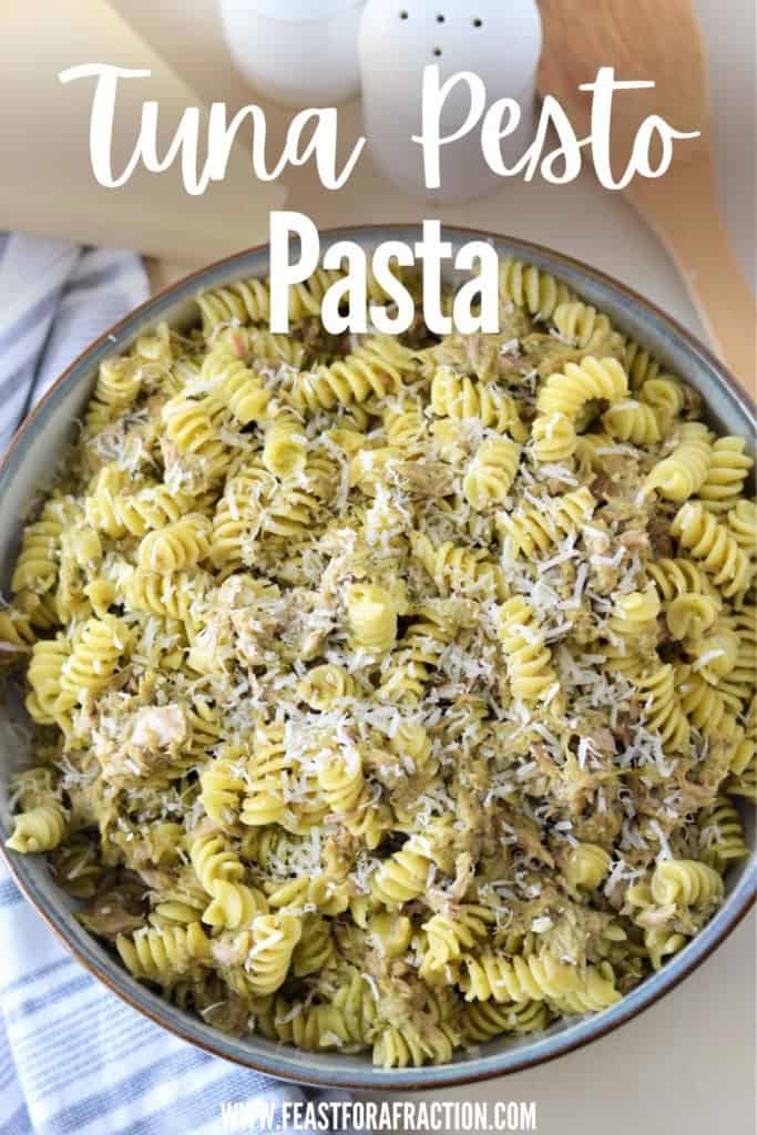 tuna pesto pasta