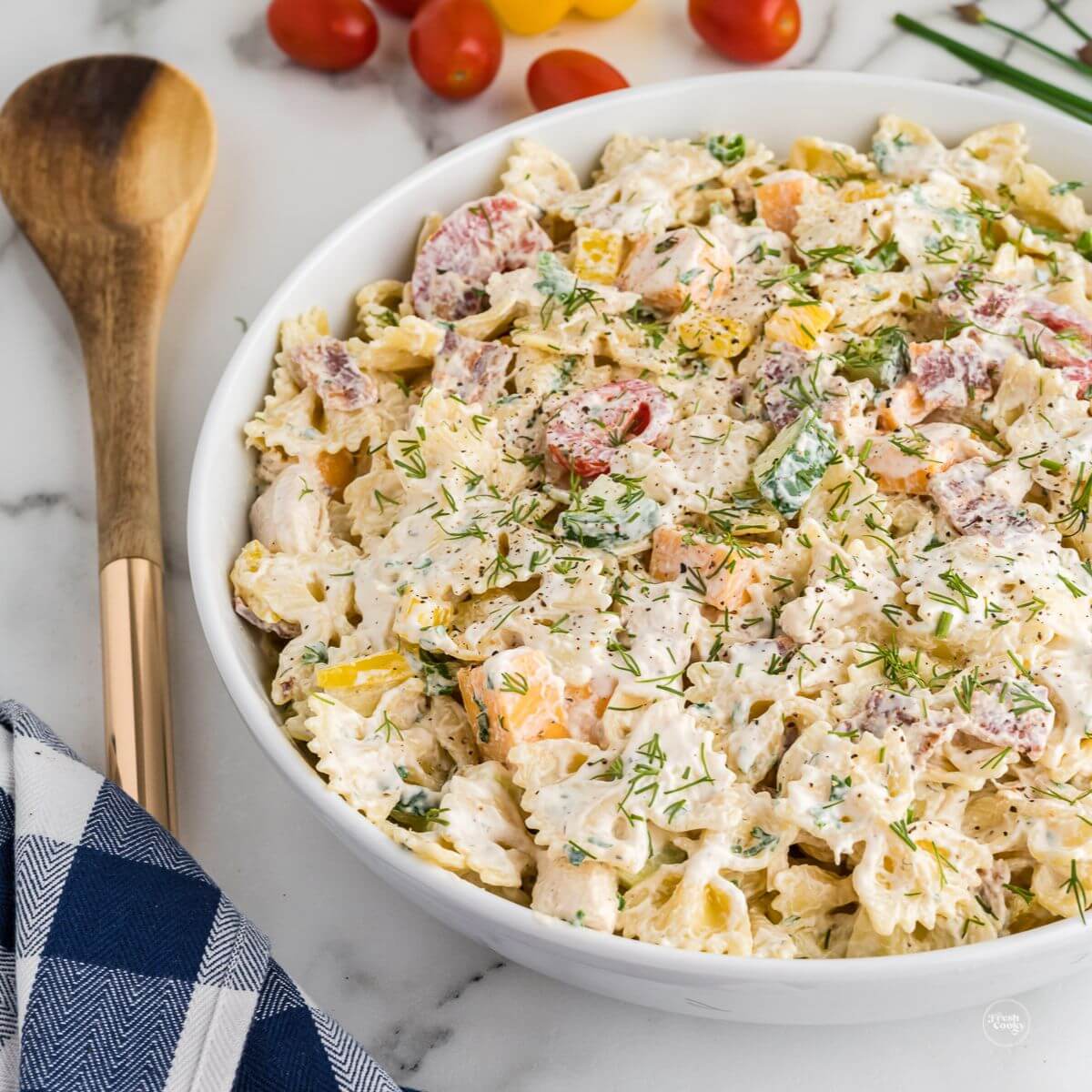 chicken bacon ranch pasta