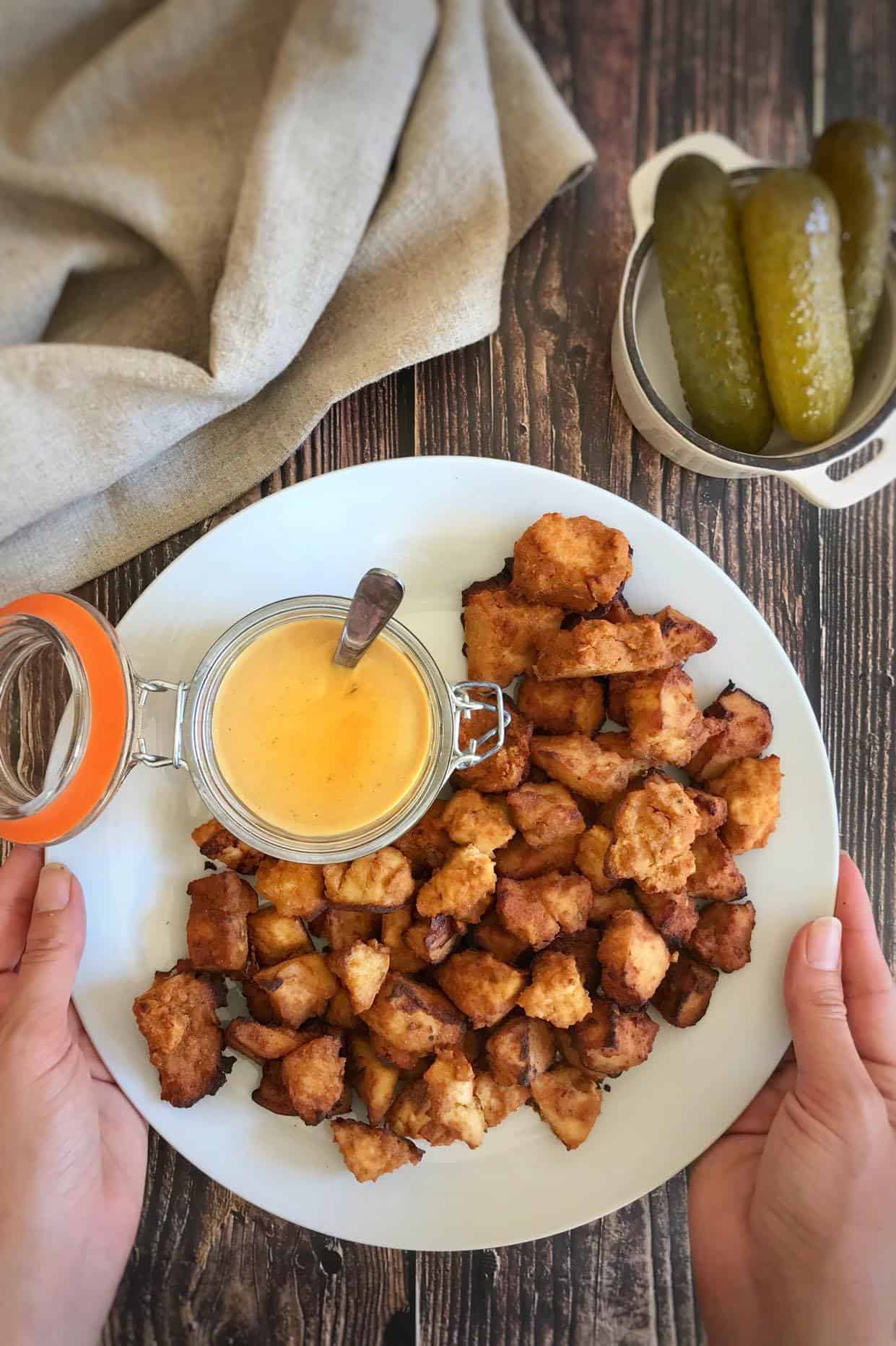 vegan chick-fil-a tofu nuggets