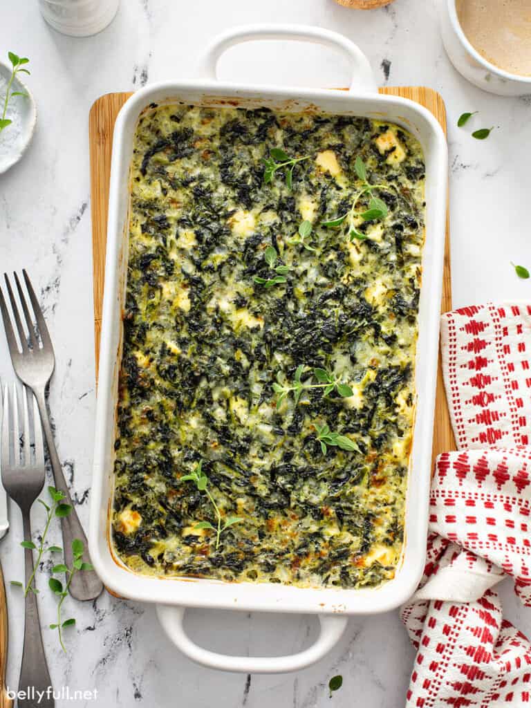 spinach and feta casserole