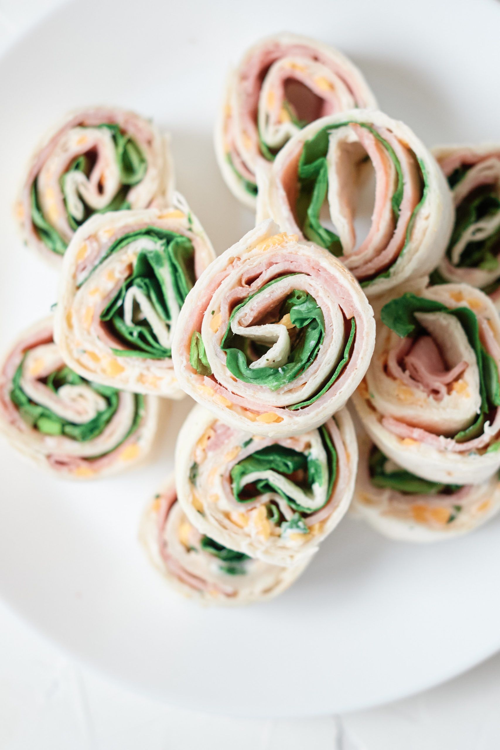 cream cheese ham roll ups