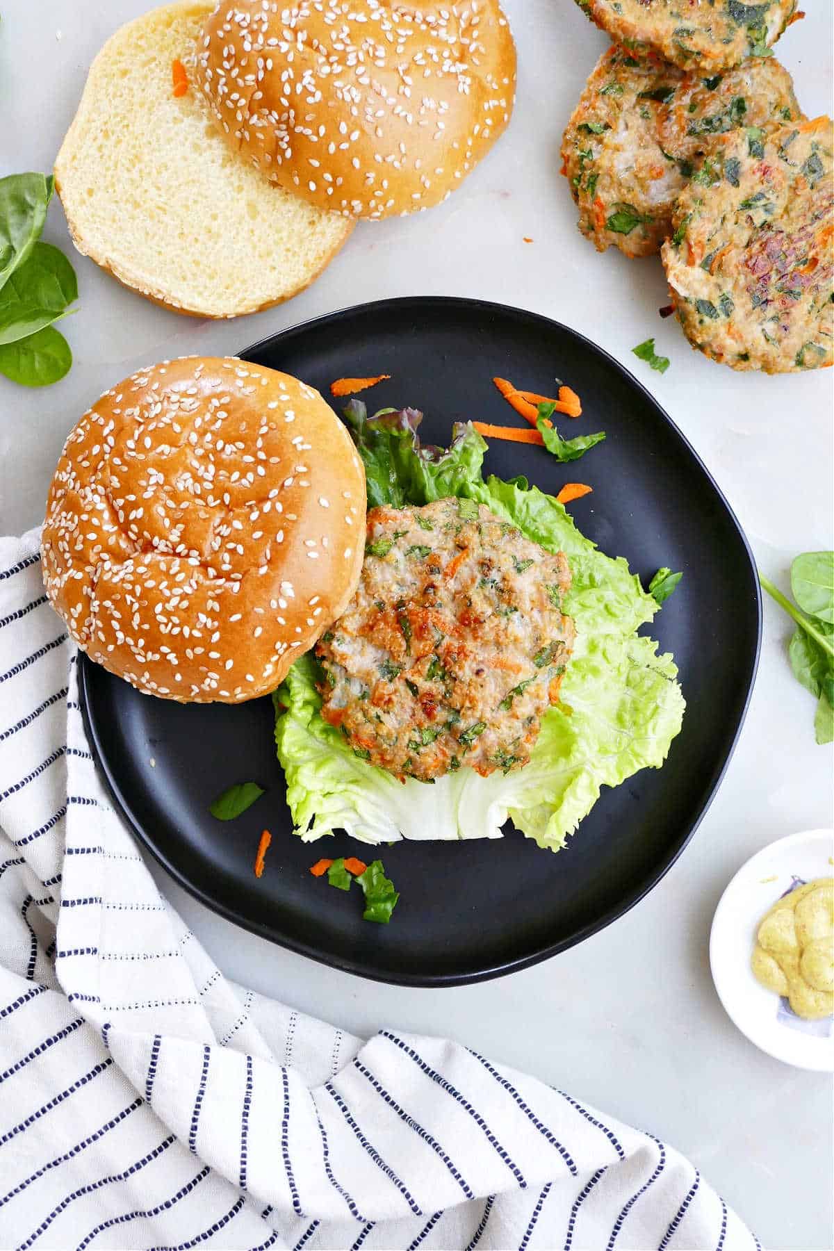 veggie chicken burgers