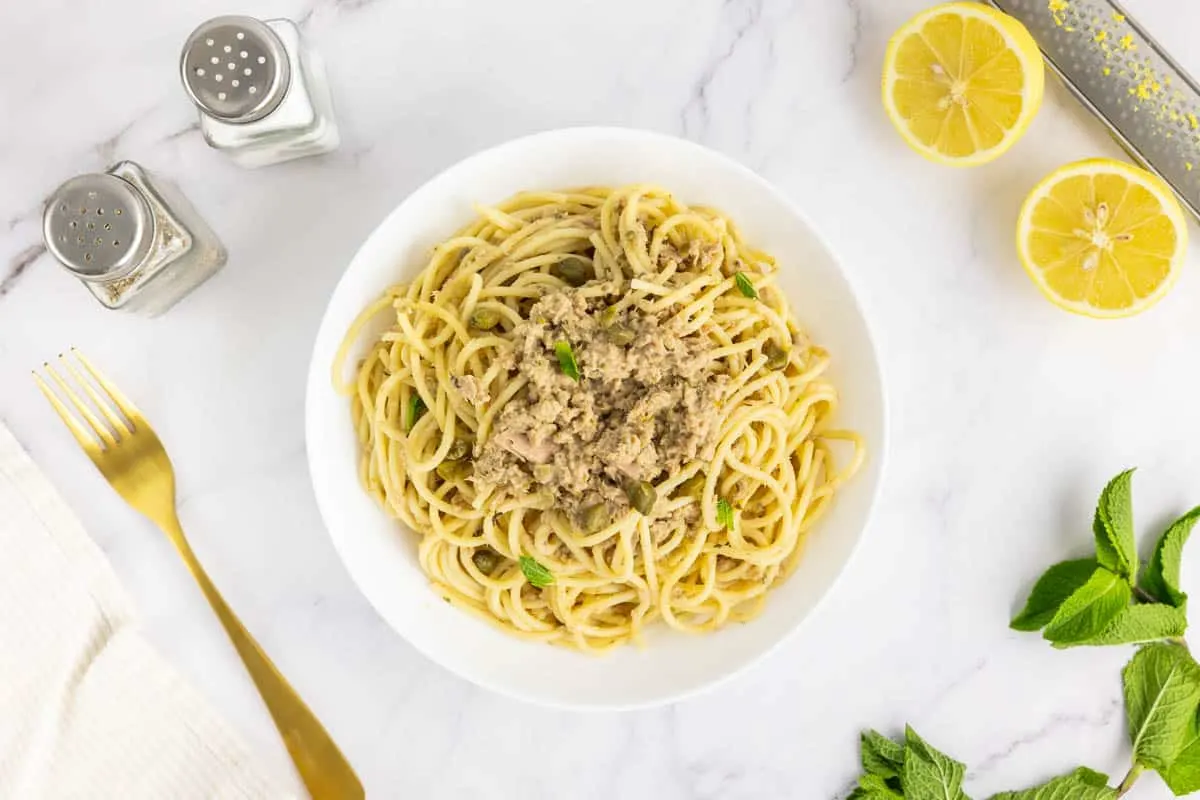 canned tuna pasta