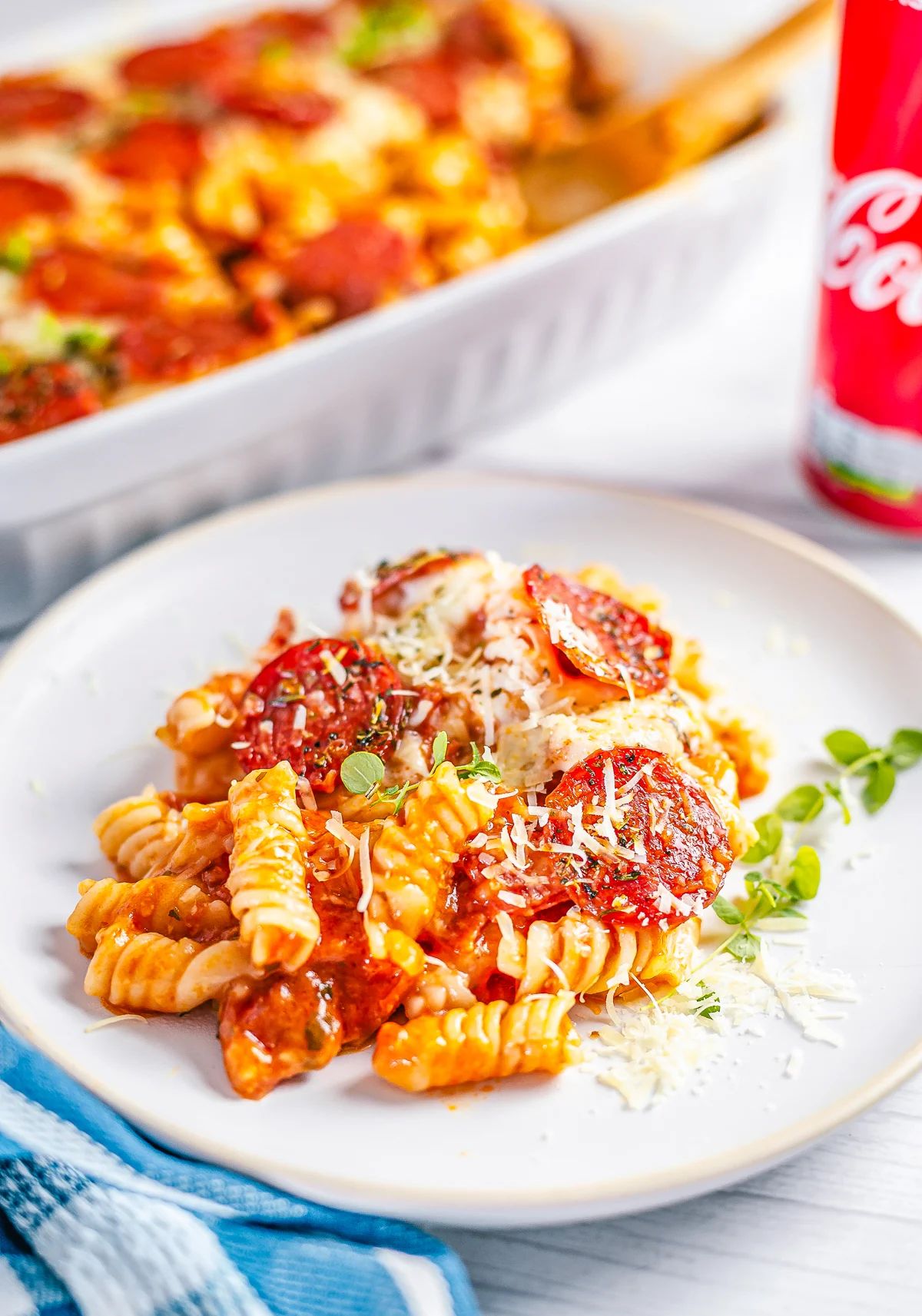 pizza pasta bake