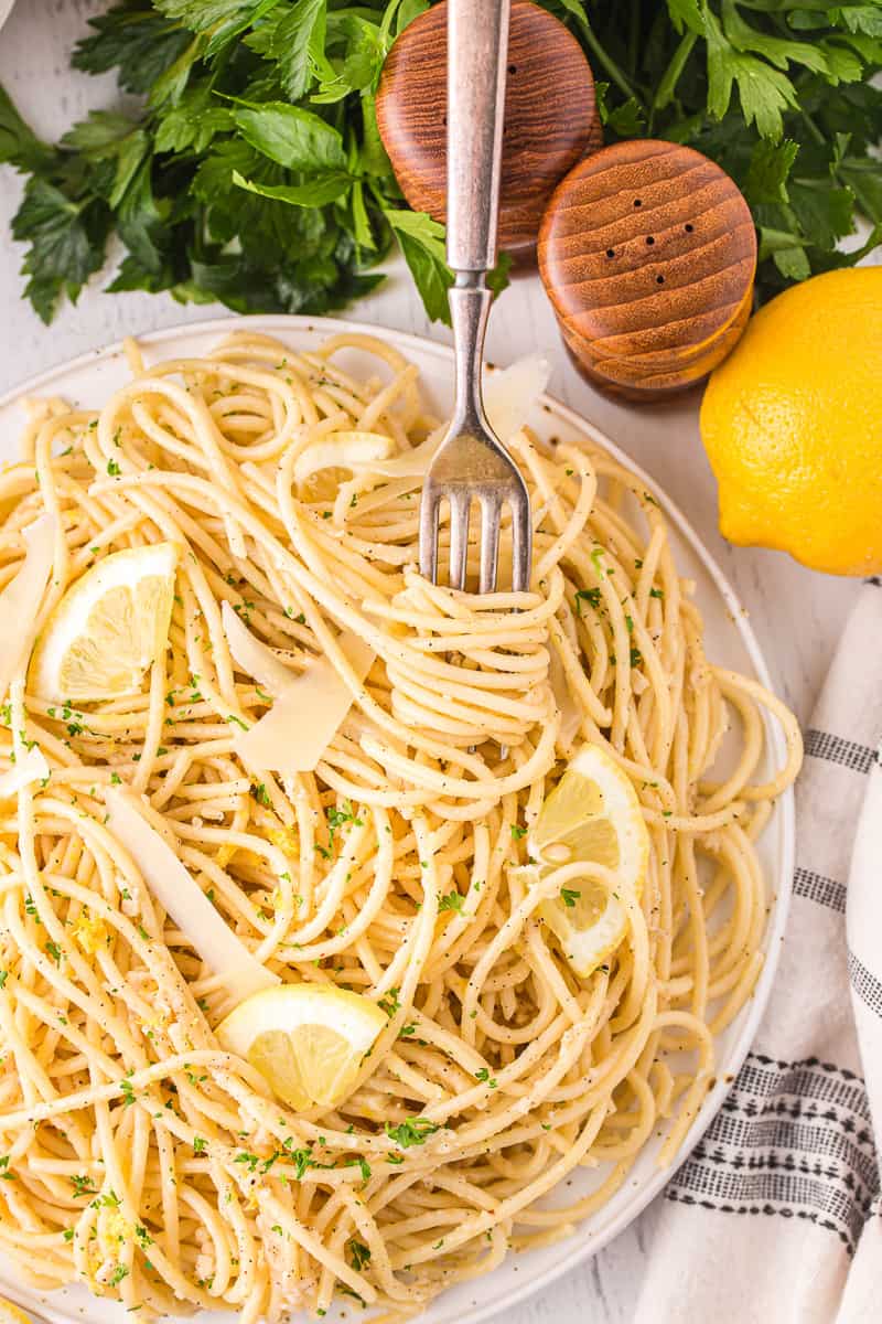 lemon garlic parmesan pasta