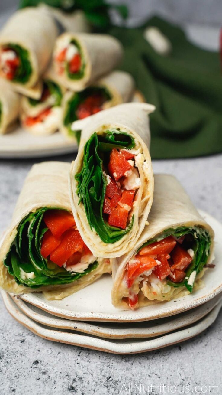 spinach feta wrap