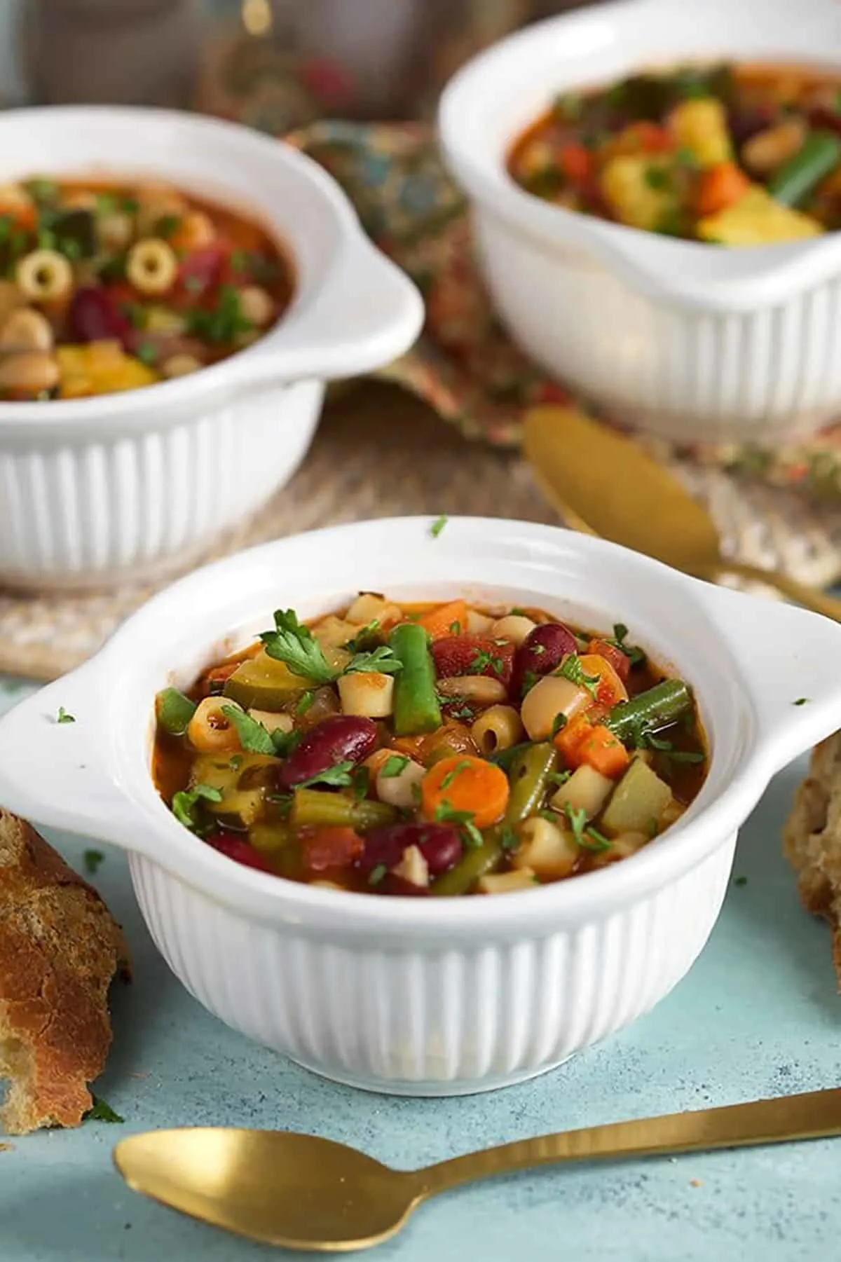 spring vegetable minestrone