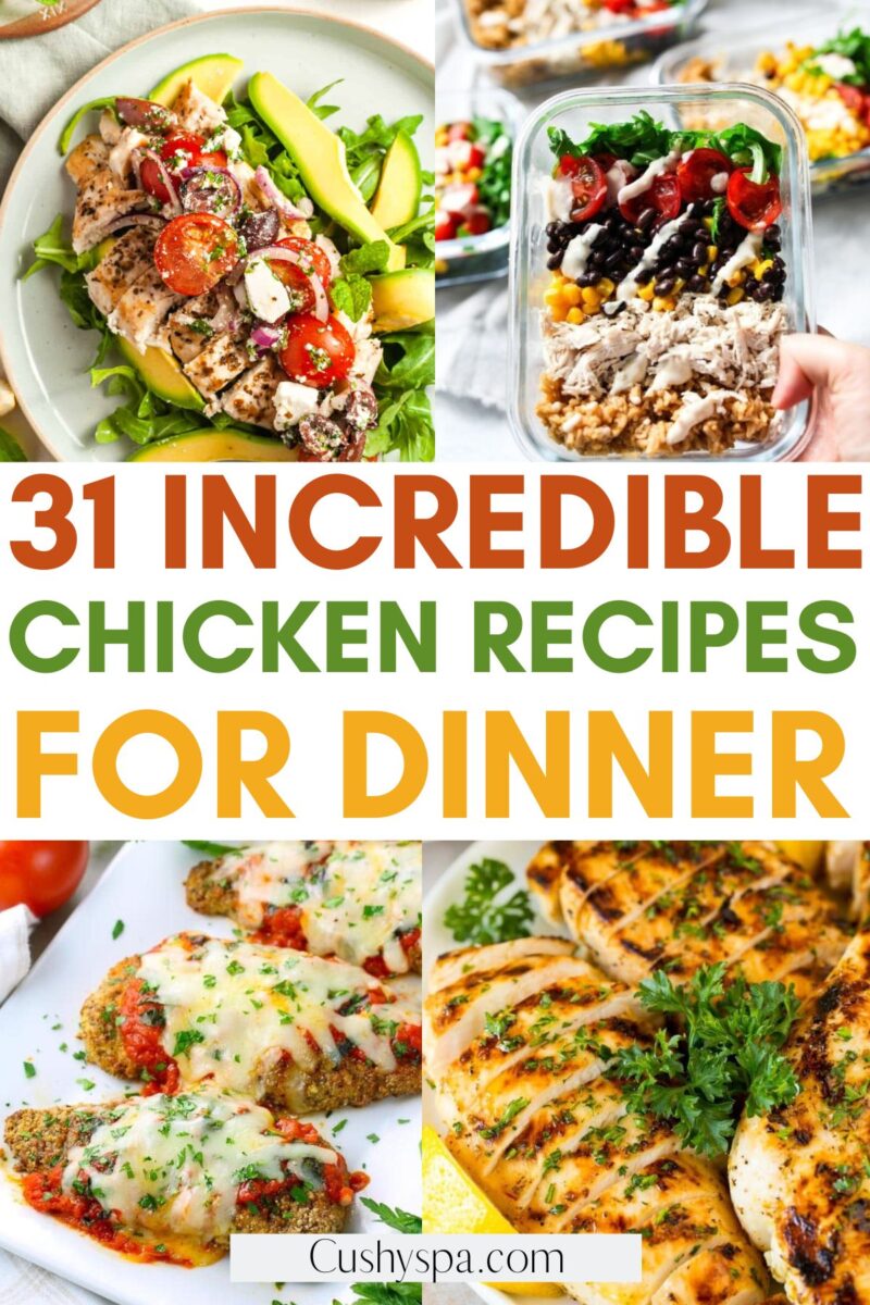 31 Healthy Chicken Recipes - Cushy Spa