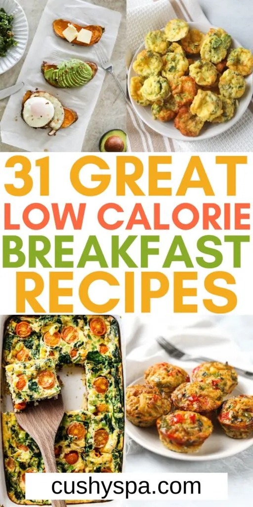low calorie breakfast recipes