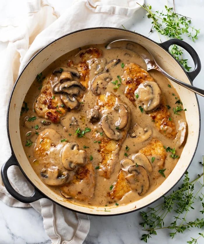 mushroom chicken