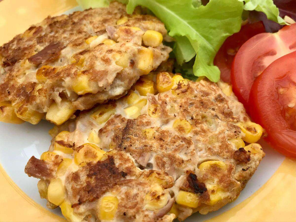tuna and sweetcorn fritters