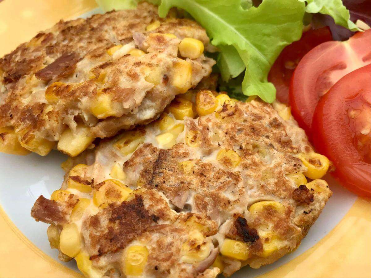 tuna and sweetcorn fritters