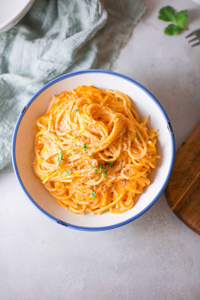 vegan pumpkin pasta