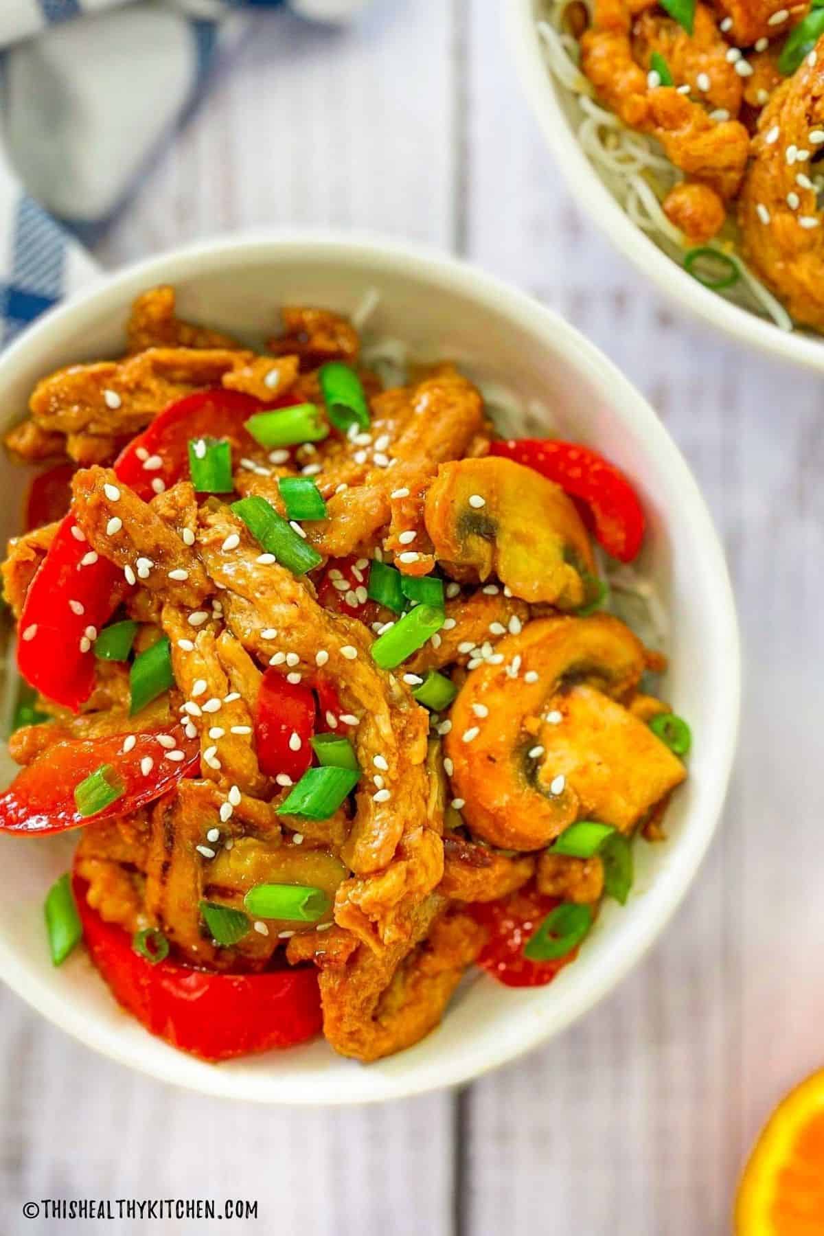 vegan orange chicken