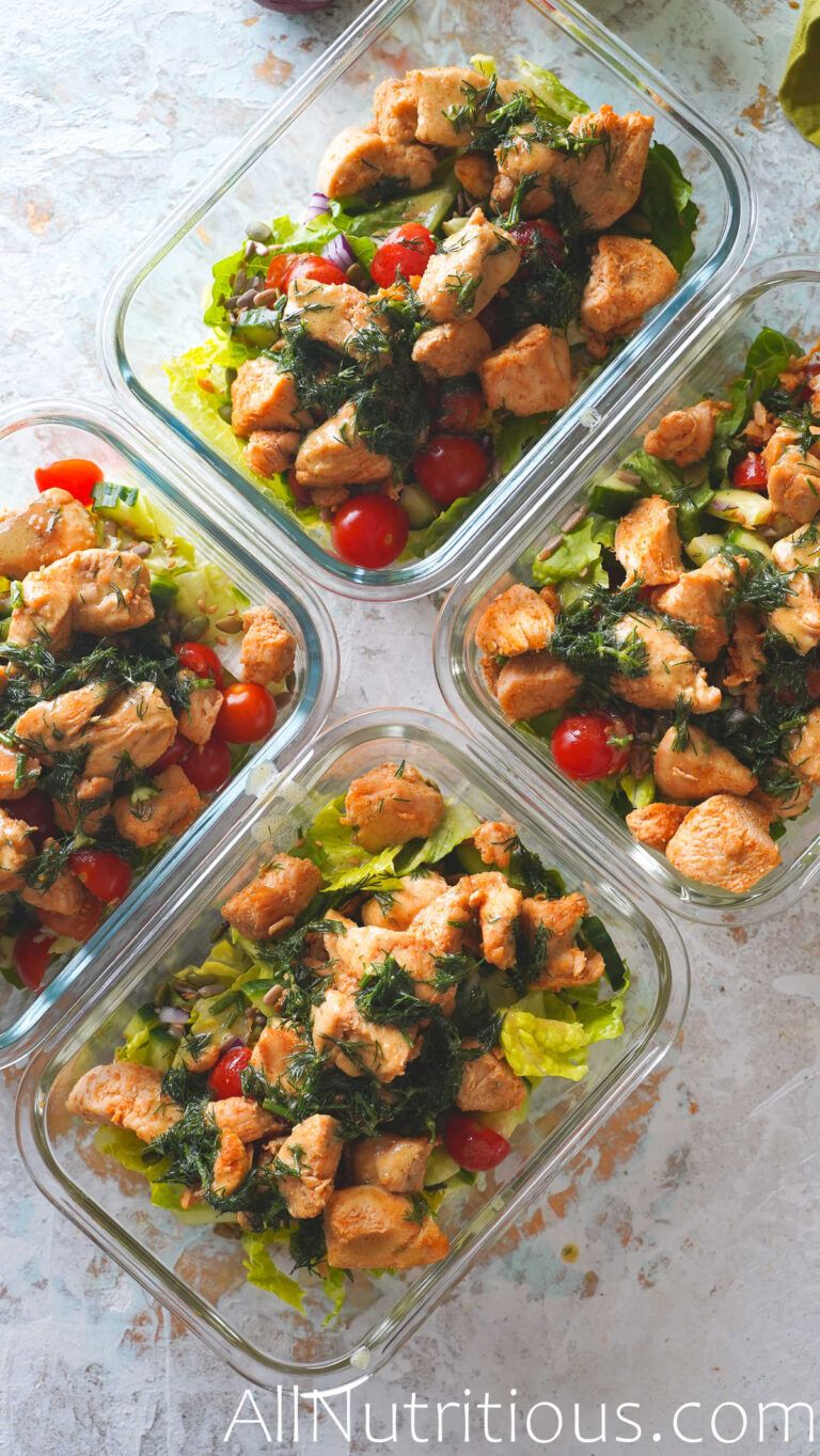 chicken salad meal prep