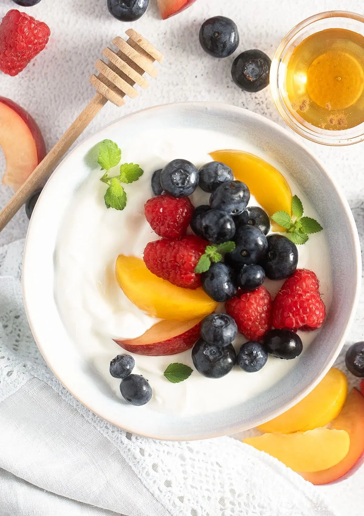 cottage cheese with fruit