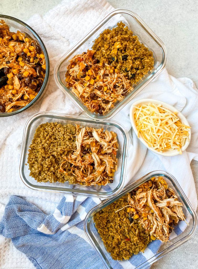 instant pot chicken burrito bowl