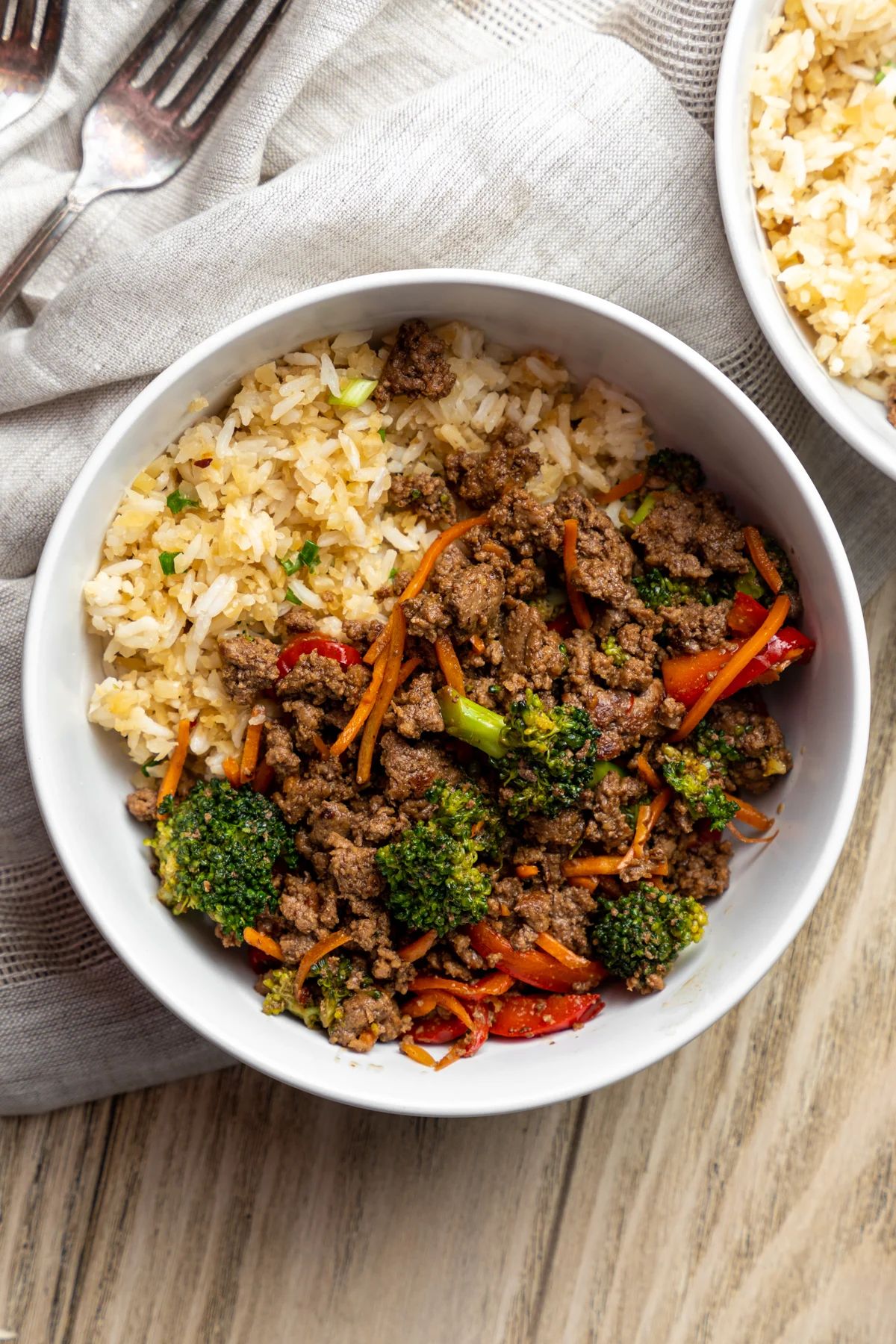 teriyaki beef bowls