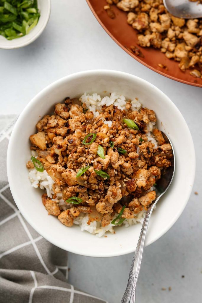 east Asian tofu bowls