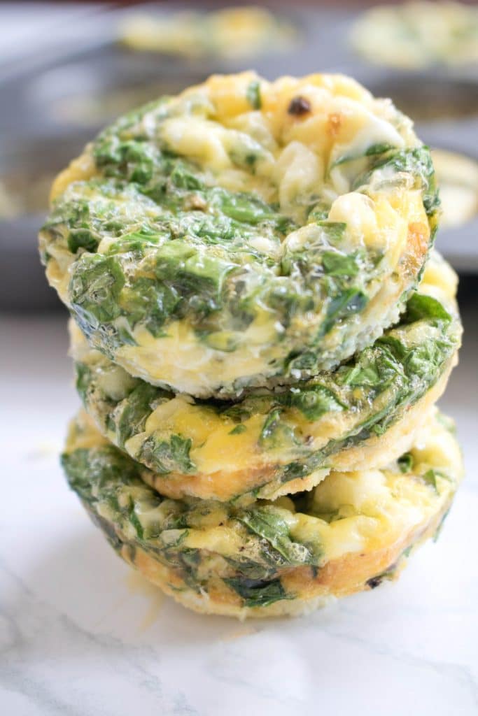 spinach and feta egg cups