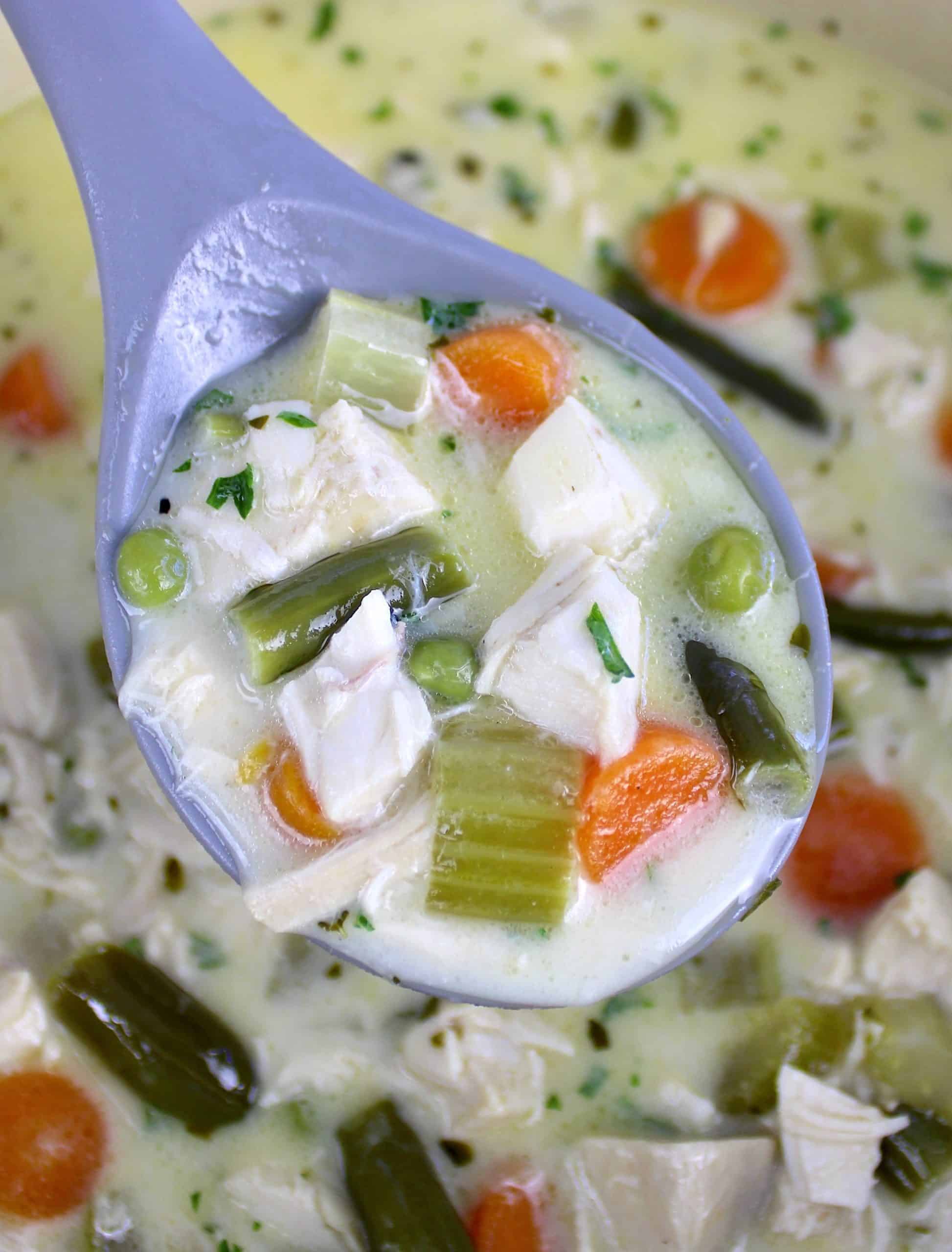 chicken pot pie soup